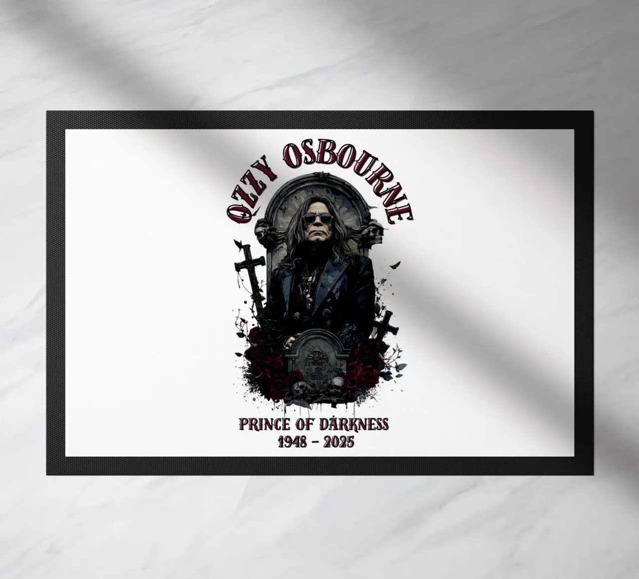 Riposa in pace Ozzy Osbourne zerbino da https://www.juniqe.com/uk/shop/Henndraws