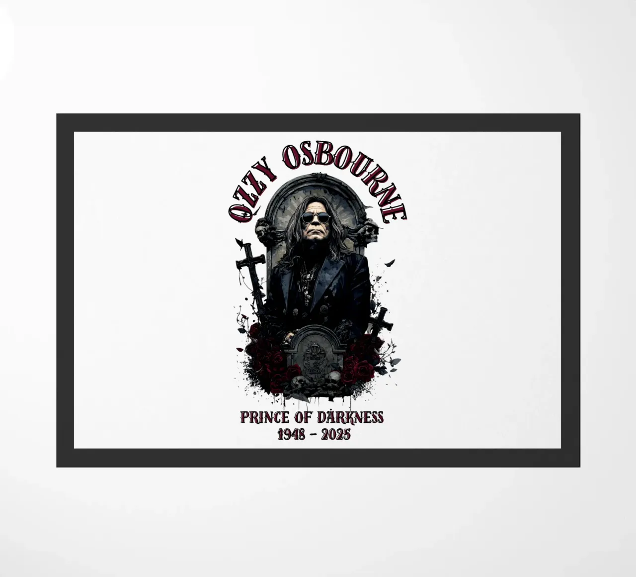 Riposa in pace Ozzy Osbourne zerbino da https://www.juniqe.com/uk/shop/Henndraws
