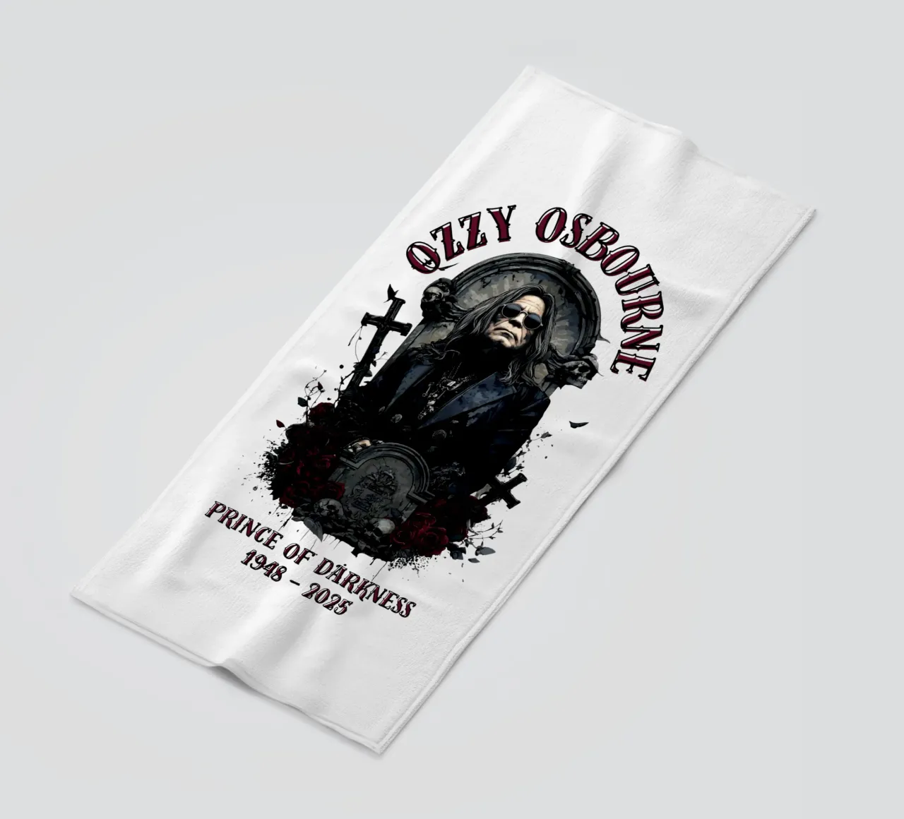 Riposa in pace Ozzy Osbourne telo mare da https://www.juniqe.com/uk/shop/Henndraws