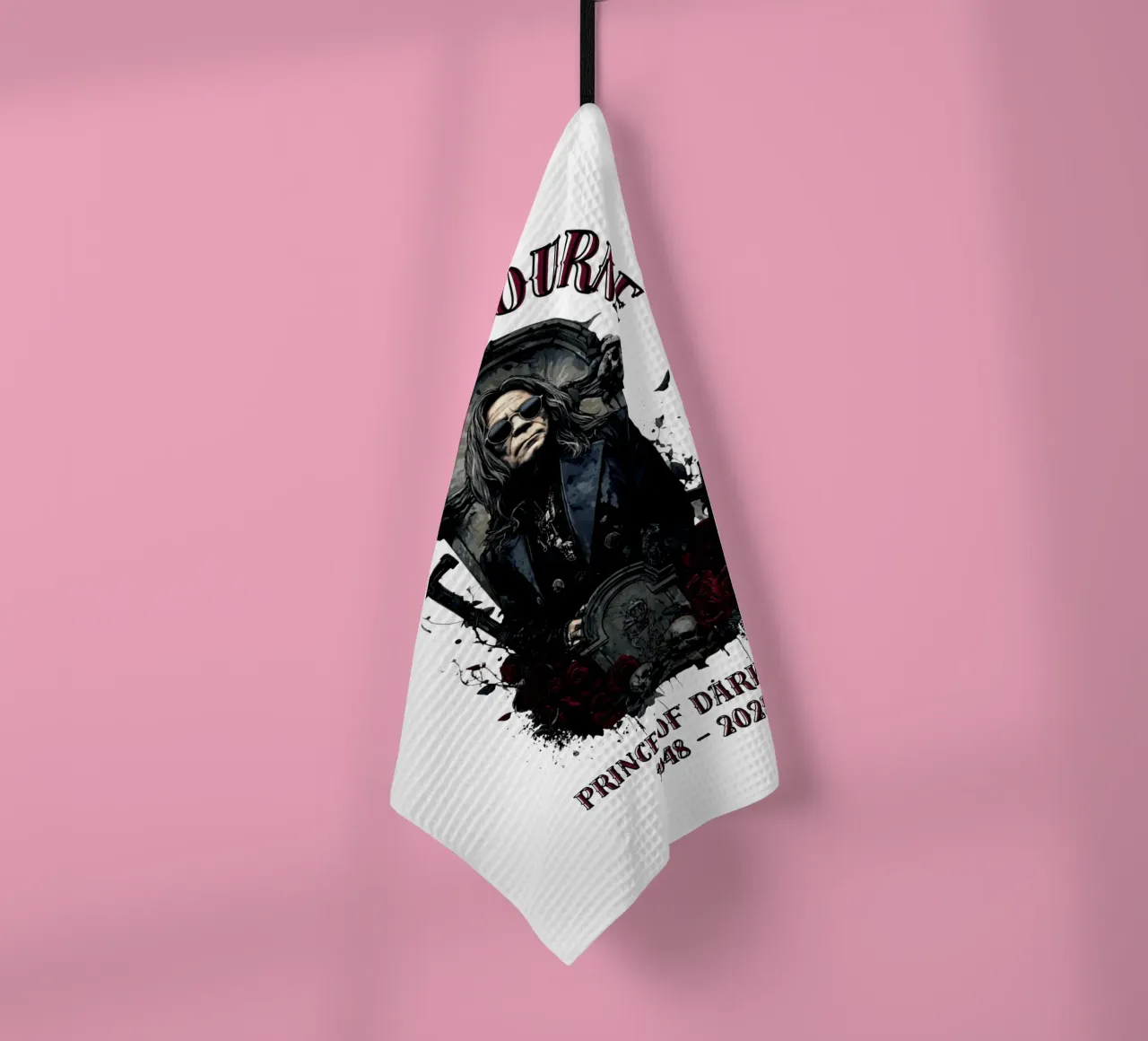 Riposa in pace Ozzy Osbourne canovaccio da cucina da https://www.juniqe.com/uk/shop/Henndraws
