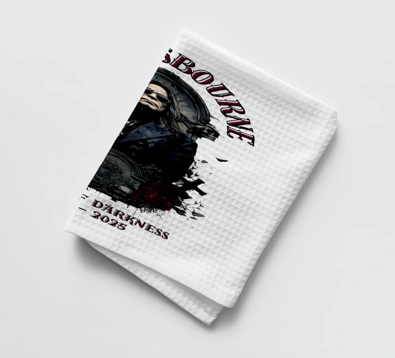 Riposa in pace Ozzy Osbourne canovaccio da cucina da https://www.juniqe.com/uk/shop/Henndraws
