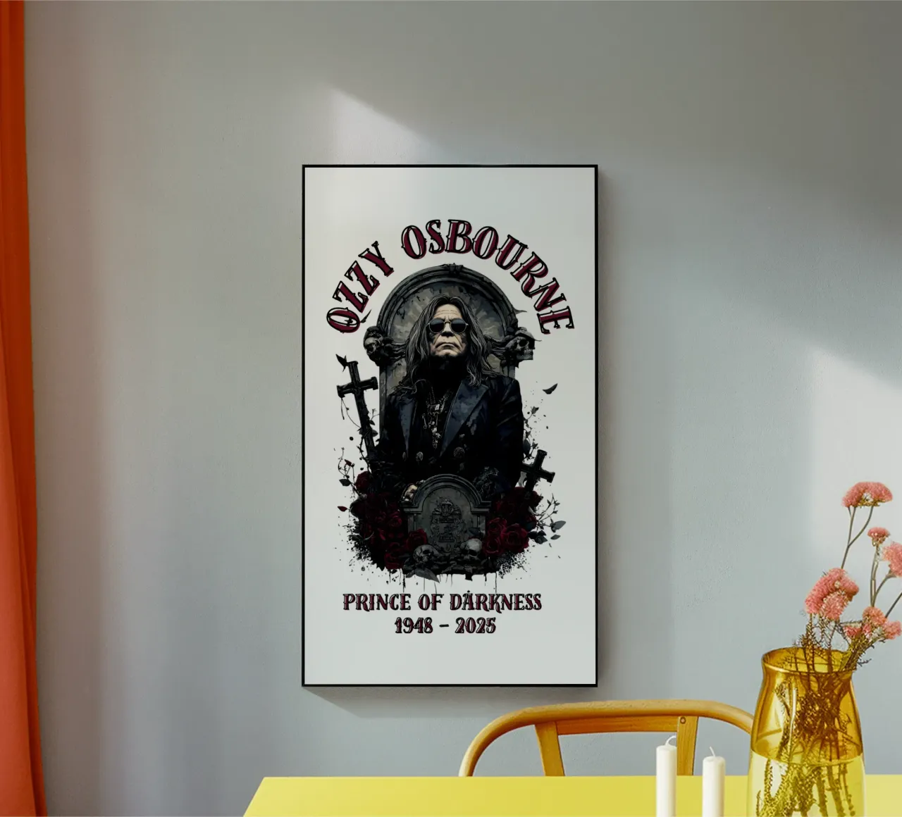 Riposa in pace Ozzy Osbourne plexiglass da https://www.juniqe.com/uk/shop/Henndraws