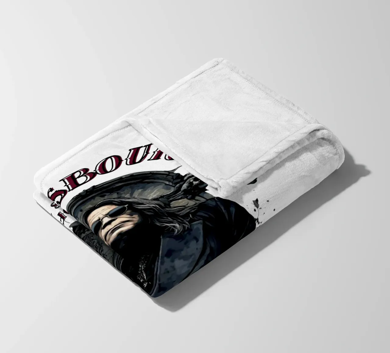 Riposa in pace Ozzy Osbourne coperta in pile da https://www.juniqe.com/uk/shop/Henndraws