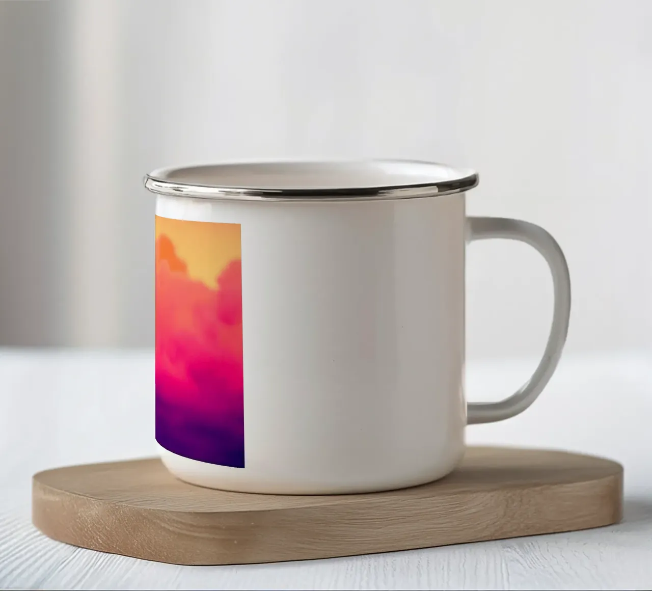Nuvole I A tazza in smalto da Tal Paz-Fridman