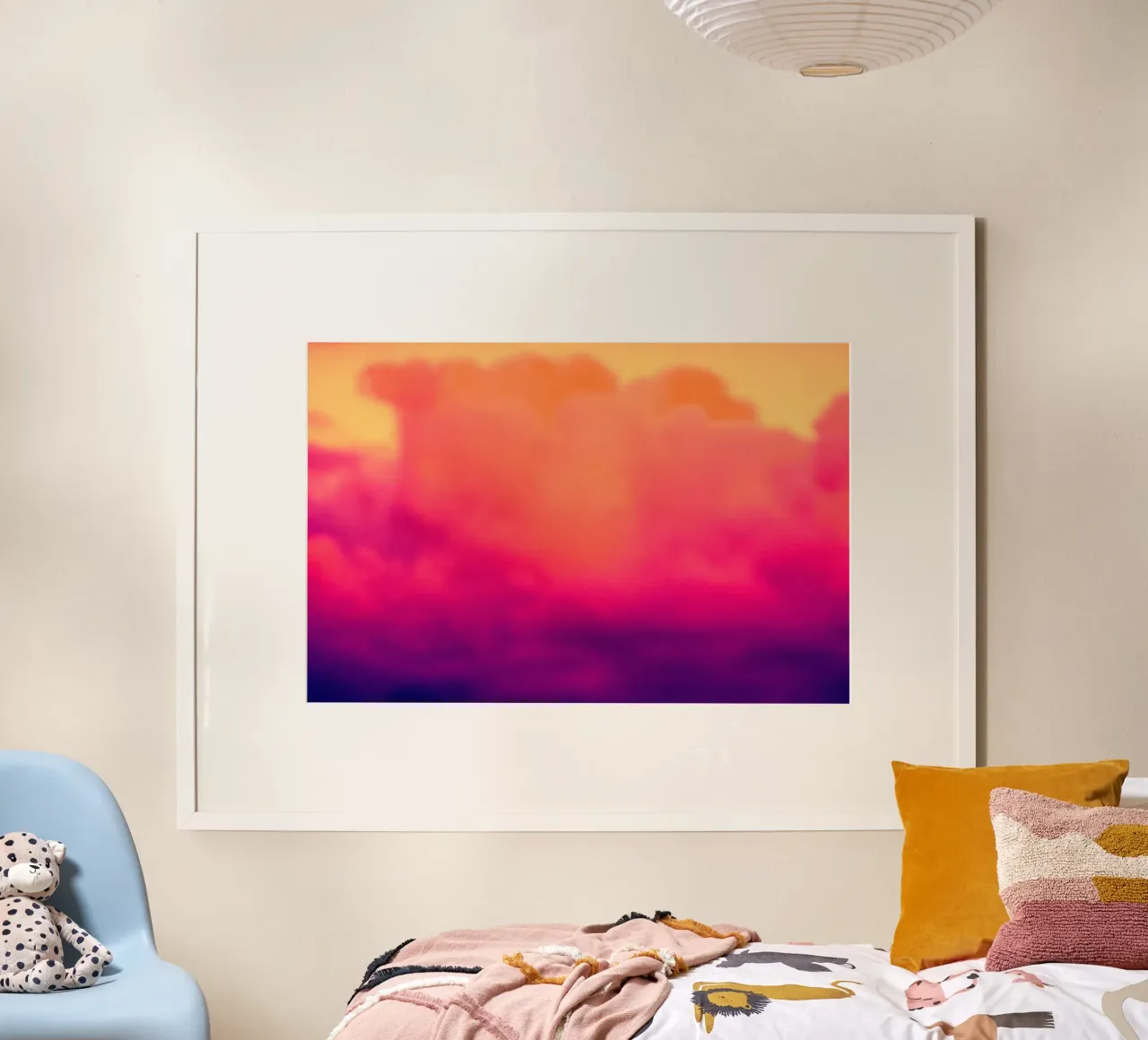 Clouds I A poster by Tal Paz-Fridman