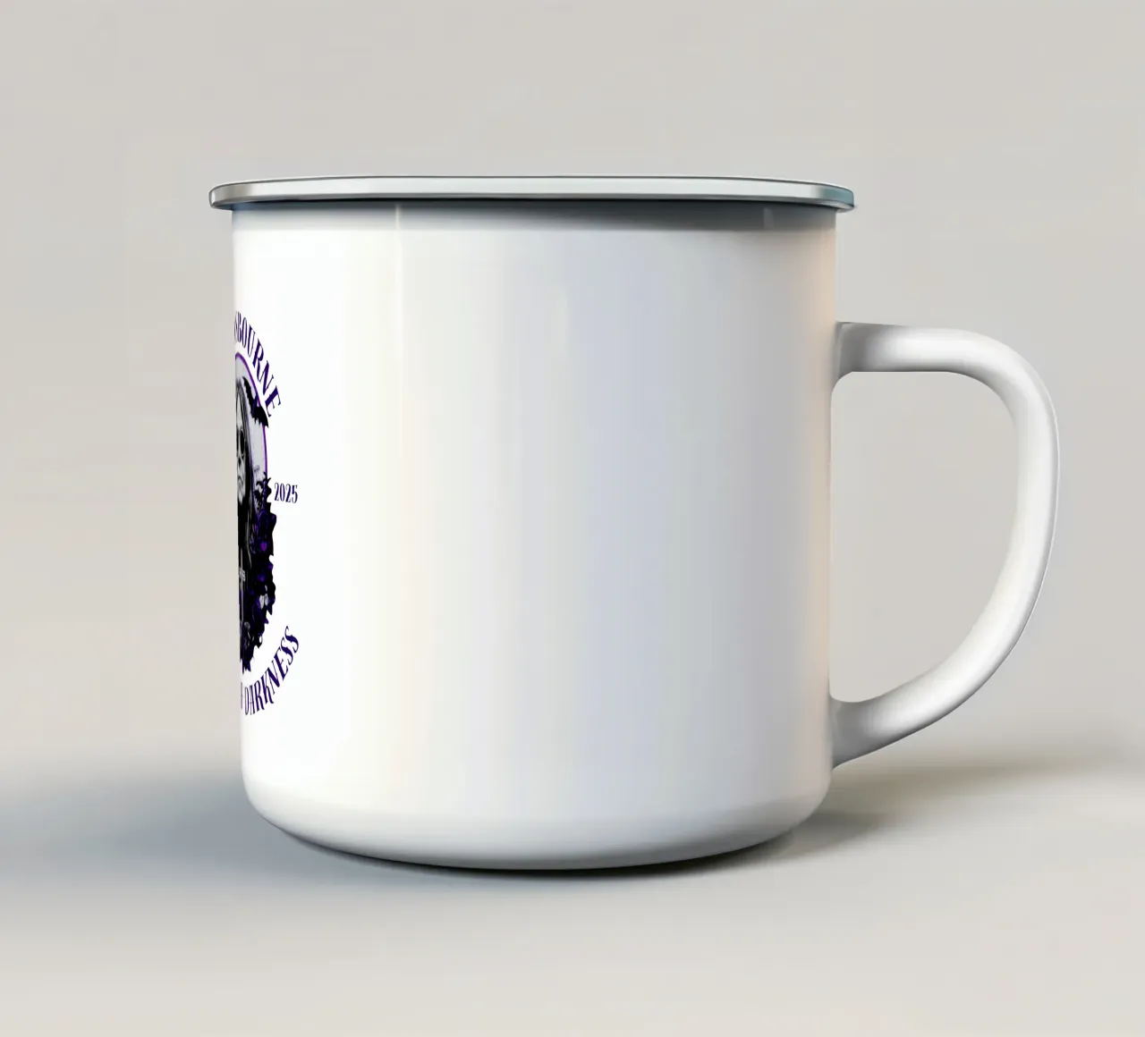 Grazie per tutti i ricordi Ozzy Osbourne tazza in smalto da https://www.juniqe.com/uk/shop/Henndraws