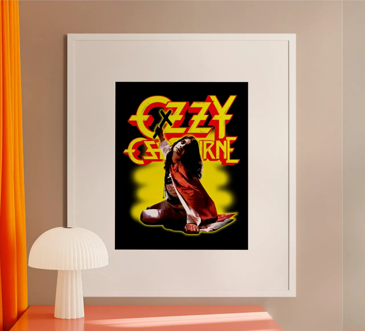 Riposa in pace Principe delle Tenebre poster con telaio in alluminio da https://www.juniqe.com/uk/shop/Henndraws