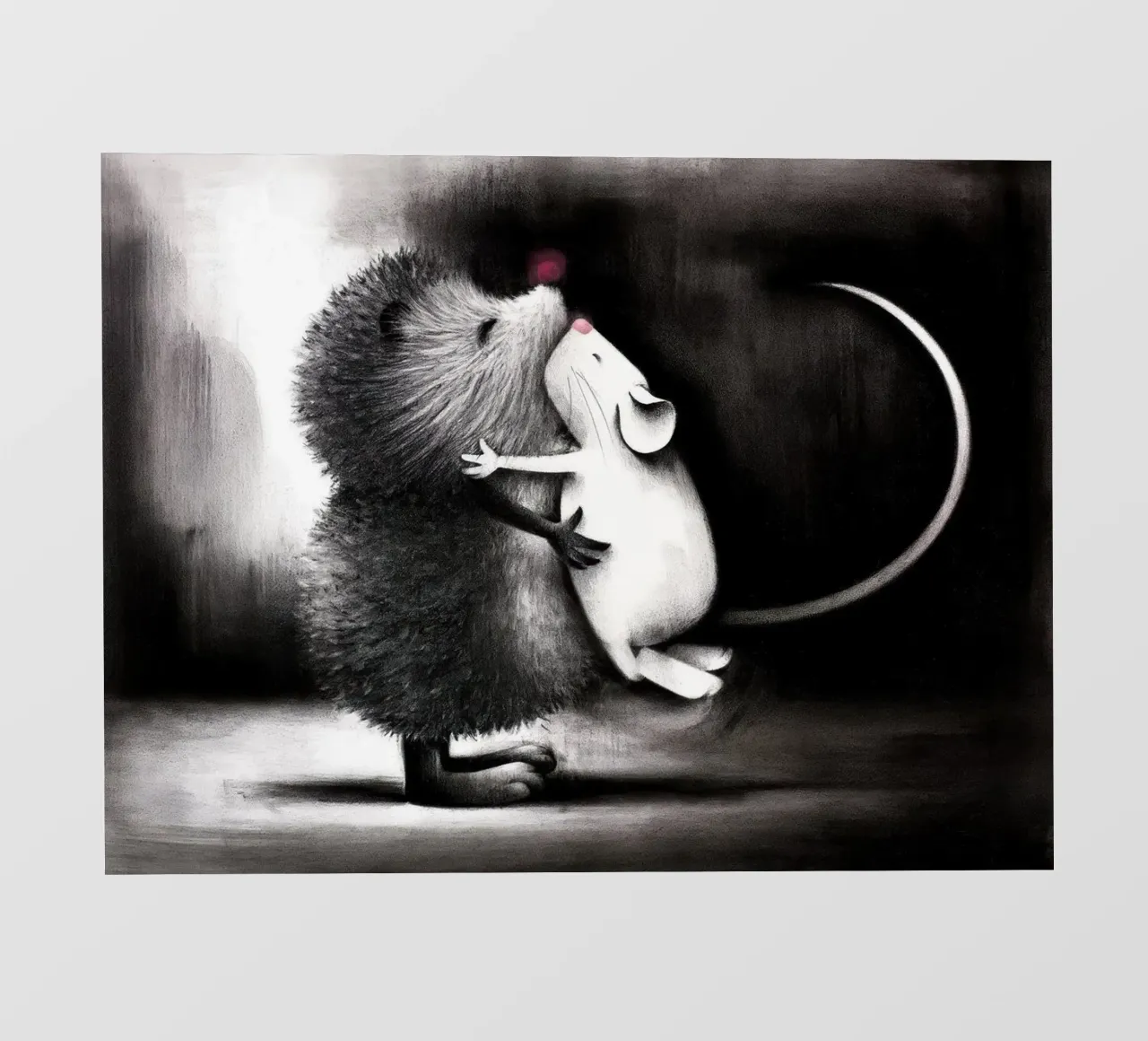 Abbracci alla siepe Doug Hyde pellicola backlit da Hyde Hi