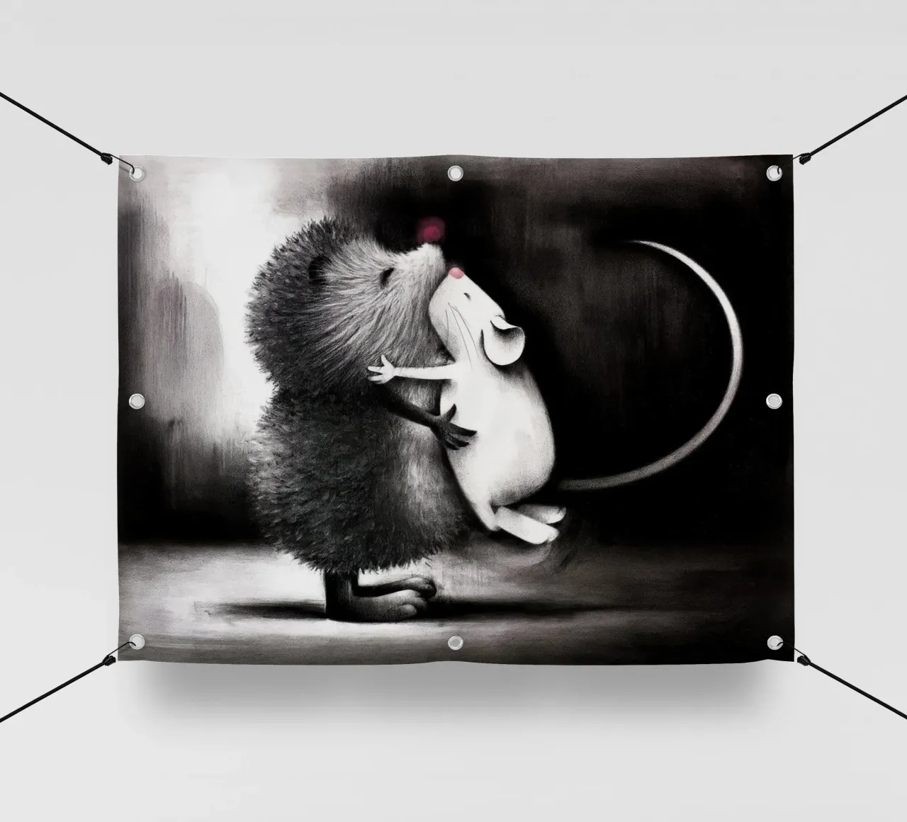Abbracci alla siepe Doug Hyde telo in pvc da Hyde Hi