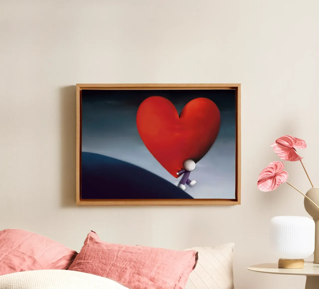Carico d'amore Doug Hyde tela con Cornice a cassetta da Hyde Hi