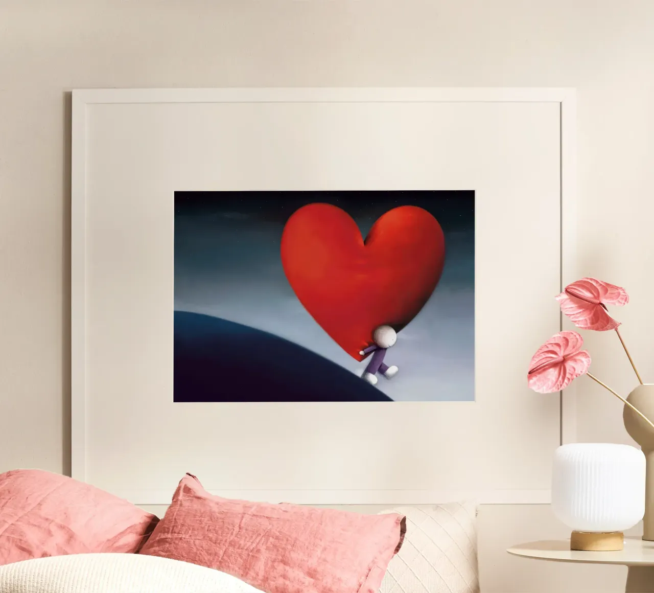 Carico d'amore Doug Hyde poster con telaio in alluminio da Hyde Hi