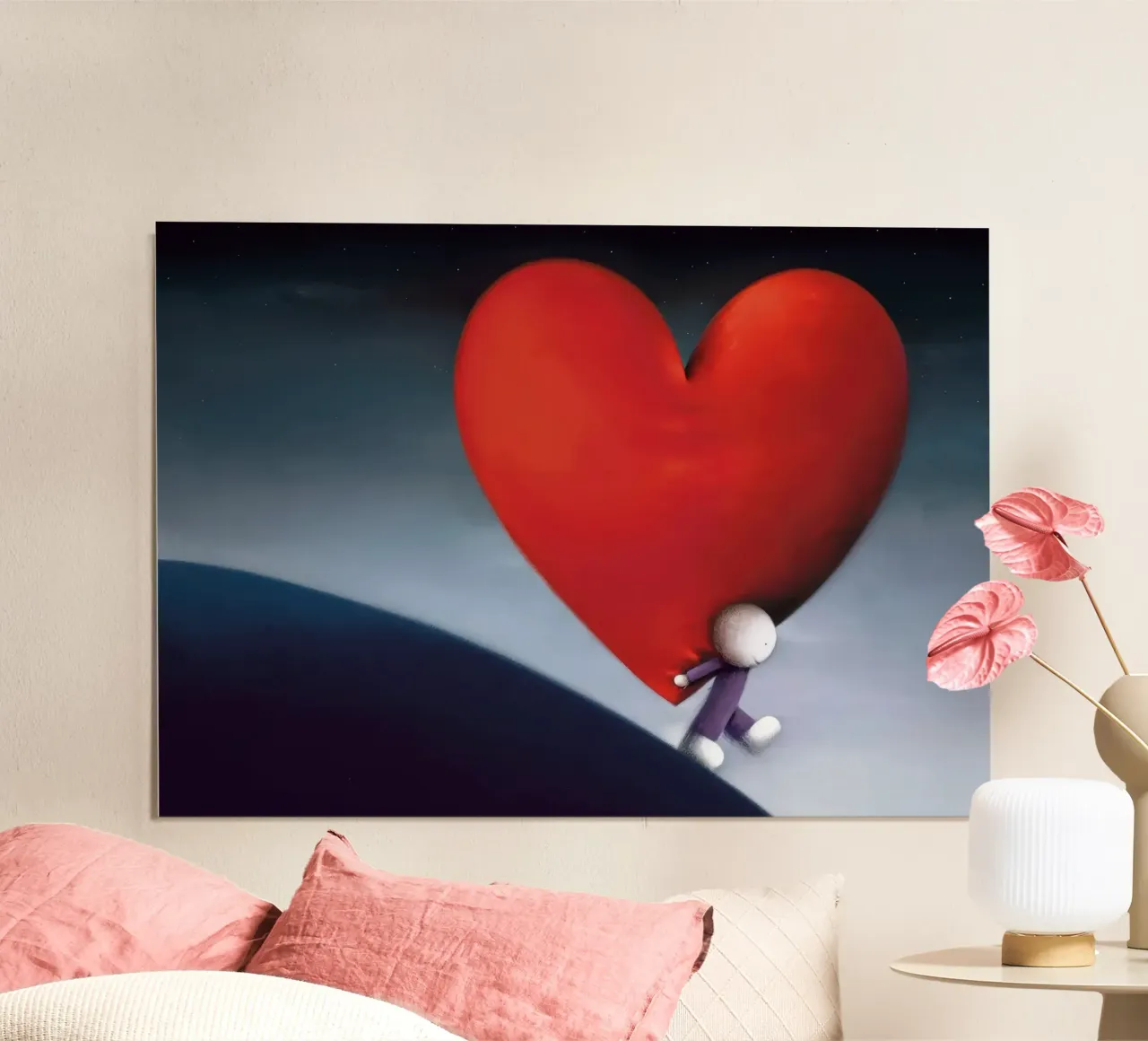 Carico d'amore Doug Hyde poster con telaio in alluminio da Hyde Hi