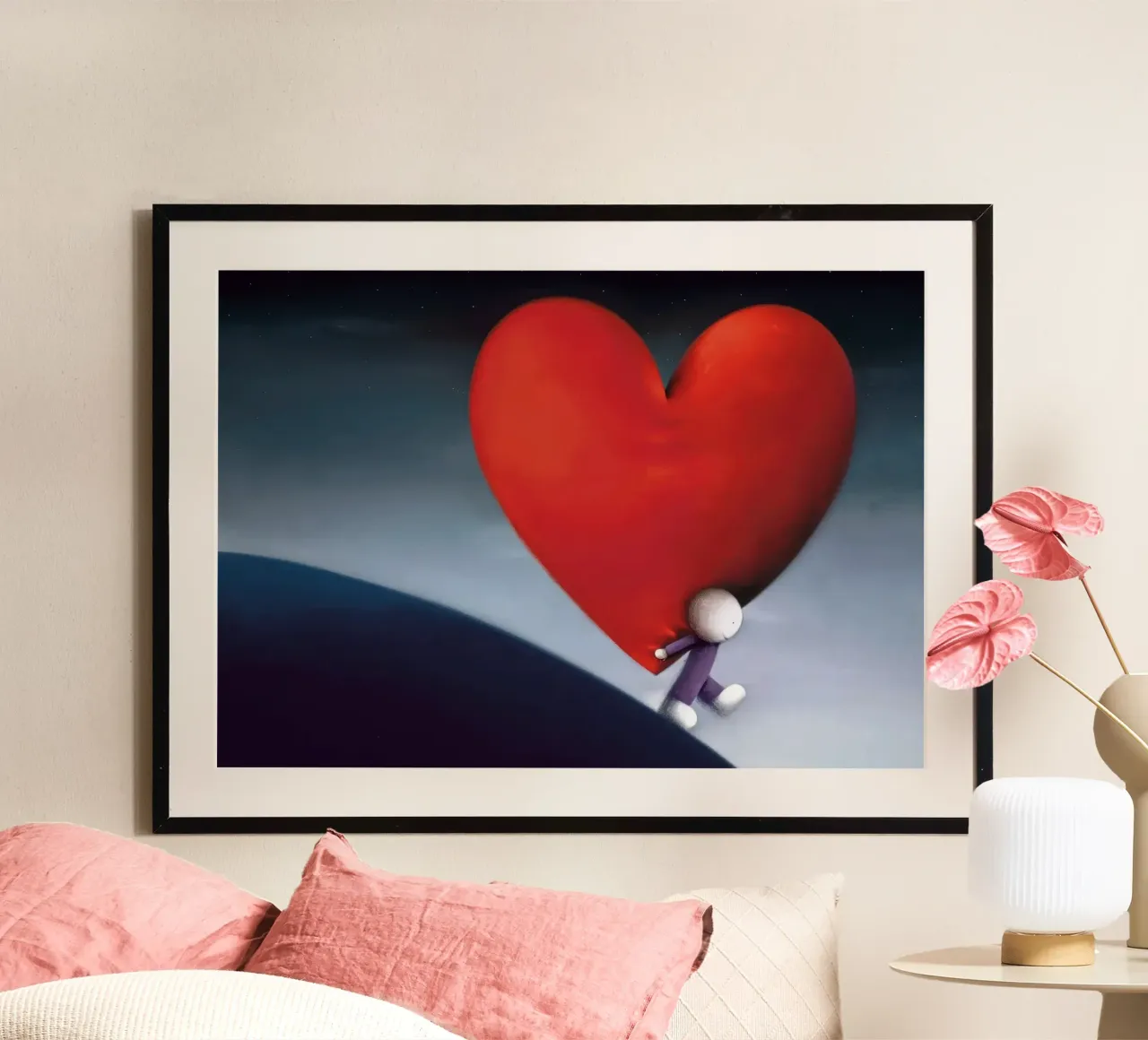Carico d'amore Doug Hyde poster con telaio in alluminio da Hyde Hi