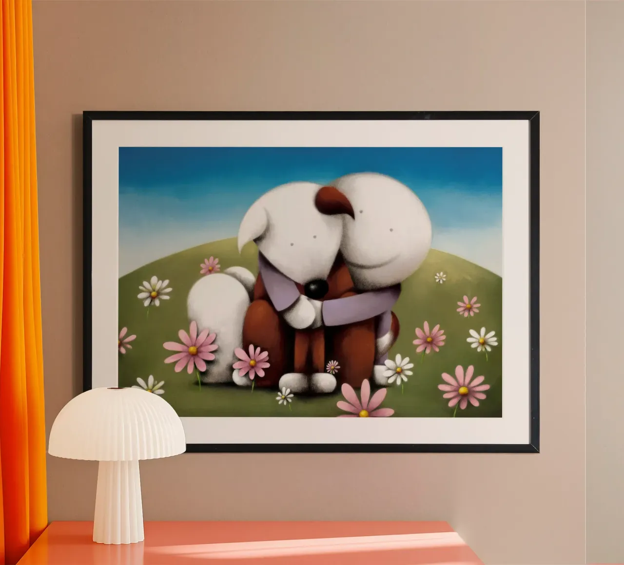 Il nostro luogo felice Doug Hyde poster con telaio in plastica da Hyde Hi