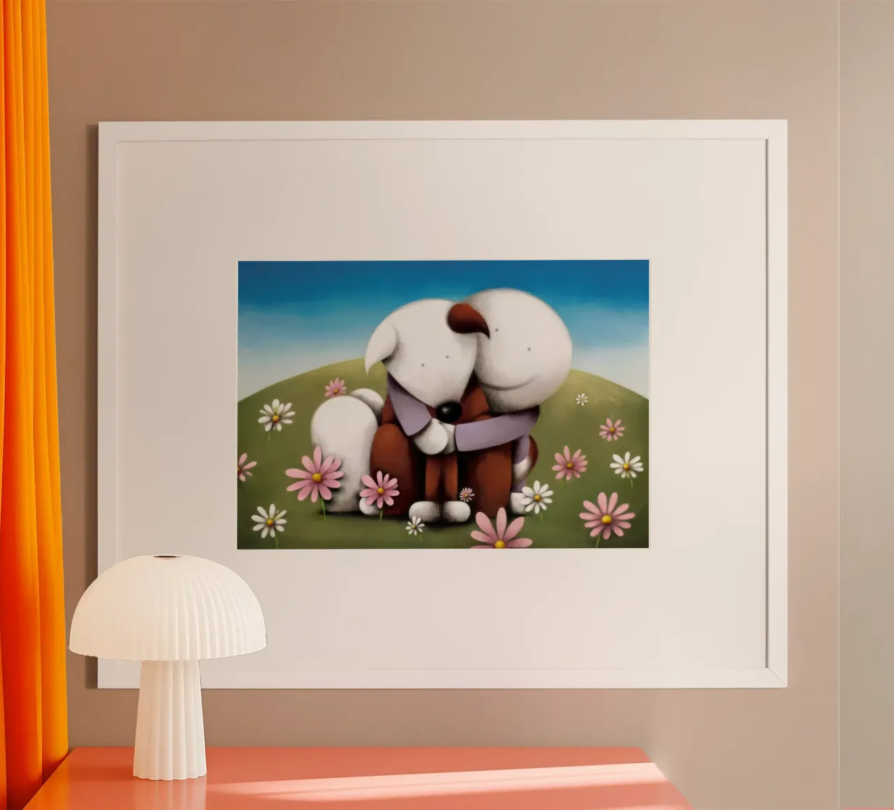 Il nostro luogo felice Doug Hyde poster con telaio in plastica da Hyde Hi