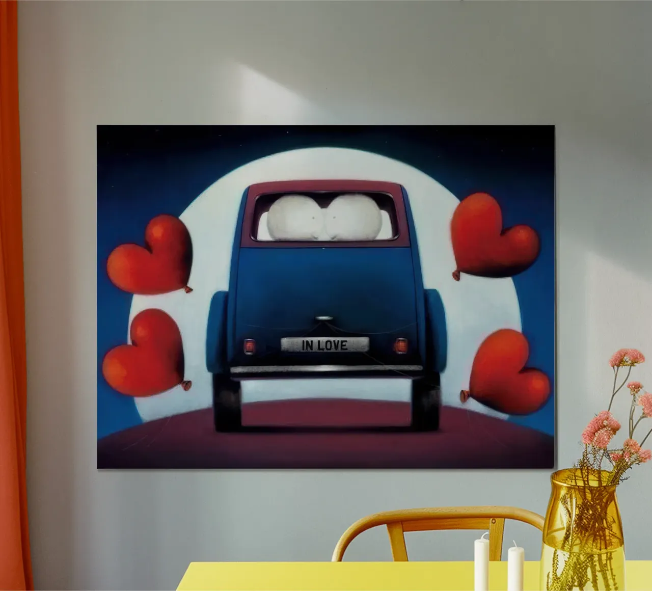 Nog lang en gelukkig Doug Hyde poster met aluminium frame van Hyde Hi