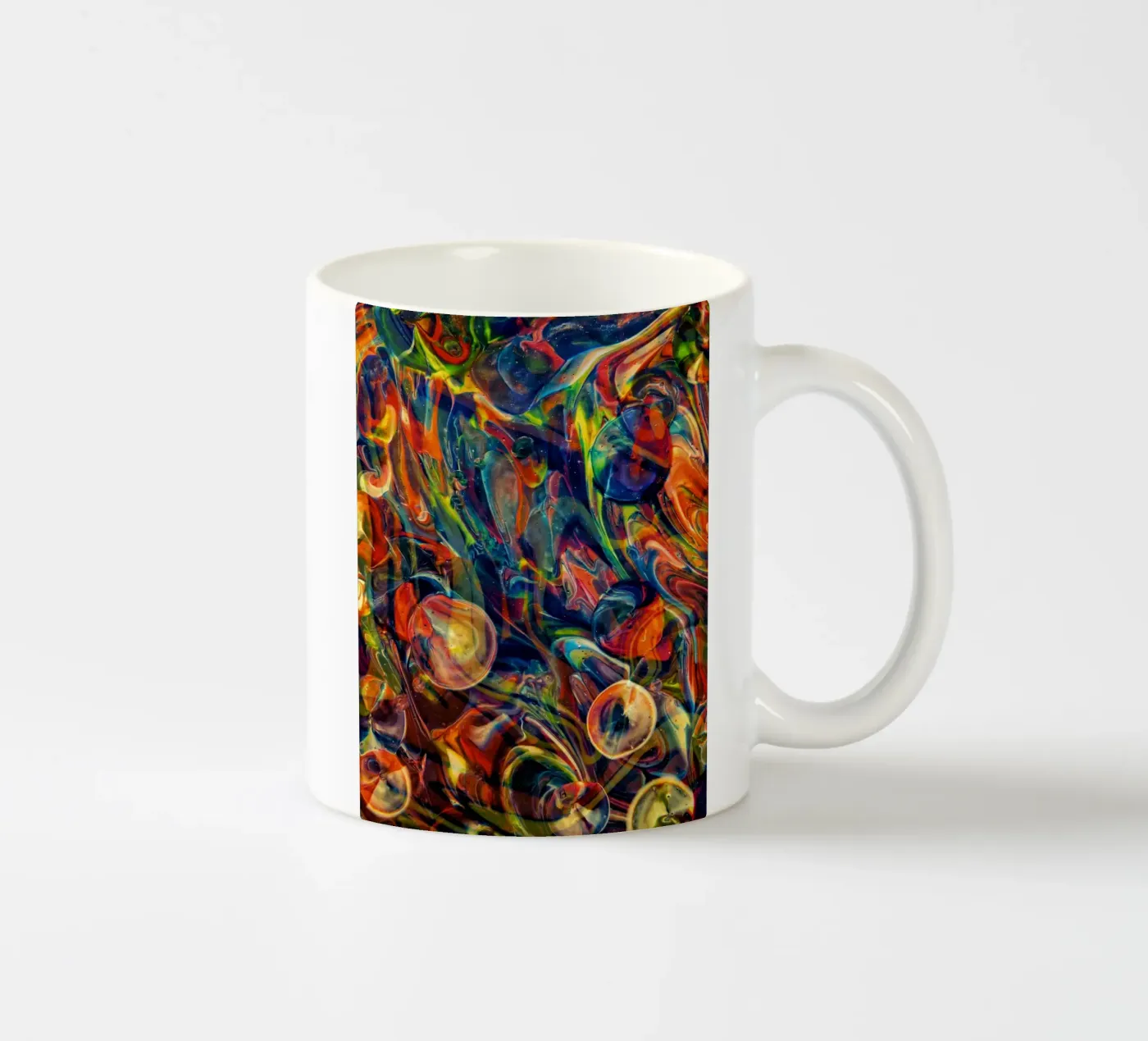 Bubbles Good ceramic mug by Joshua Holmes