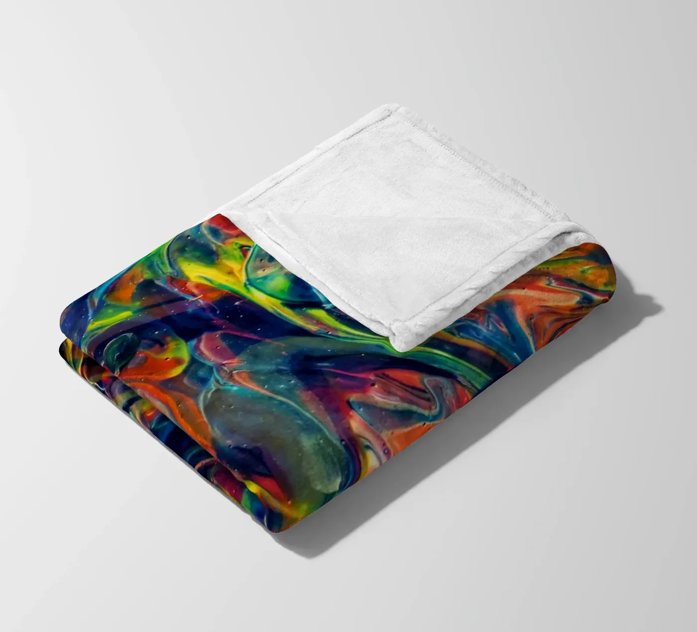 Bubbles Good fleece blanket by Joshua Holmes