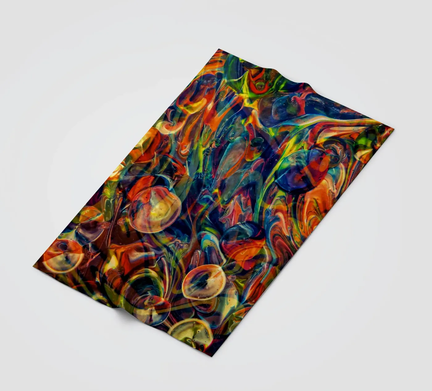 Bubbles Good fleece blanket by Joshua Holmes