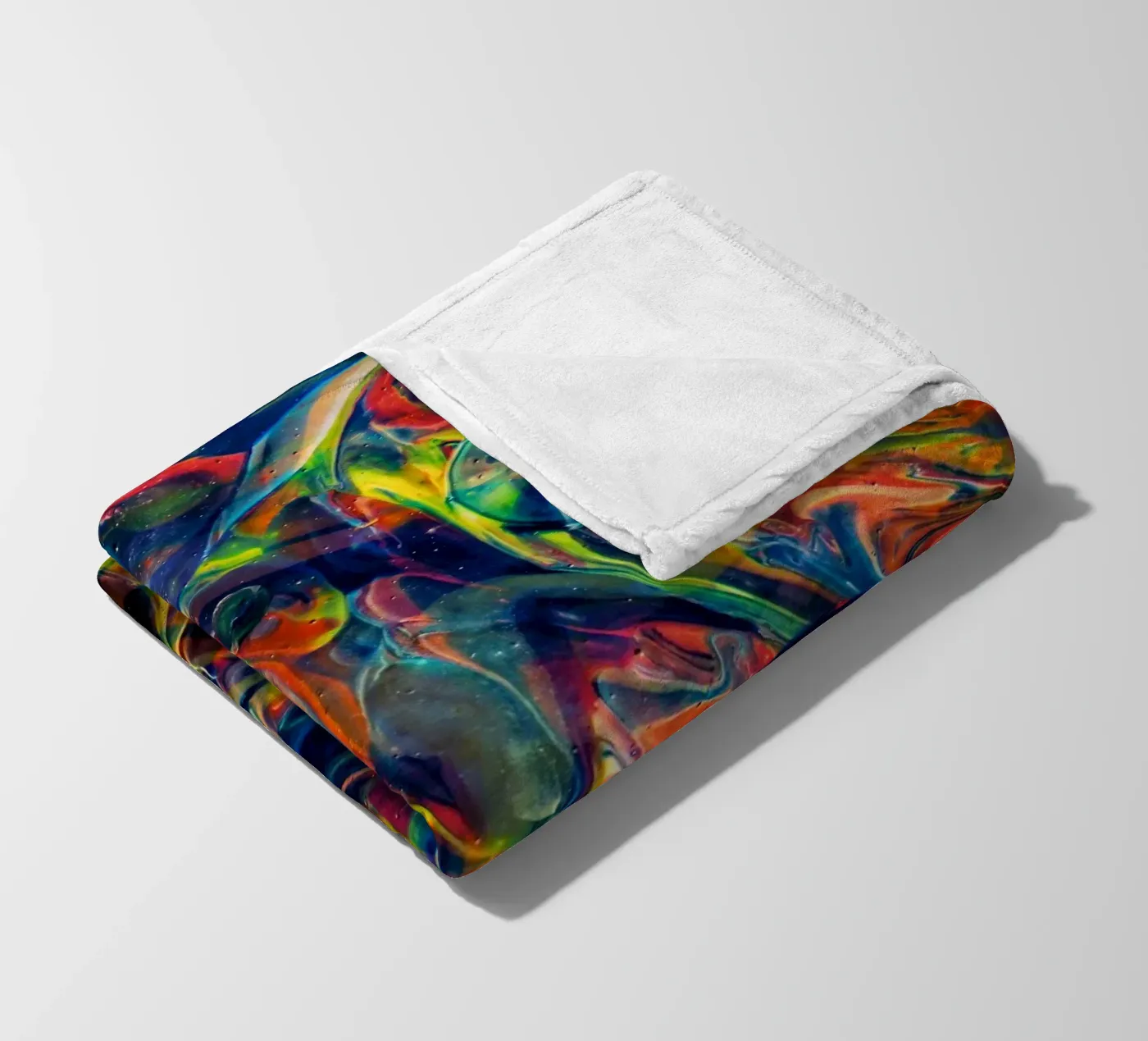 Bubbles Good fleece blanket by Joshua Holmes