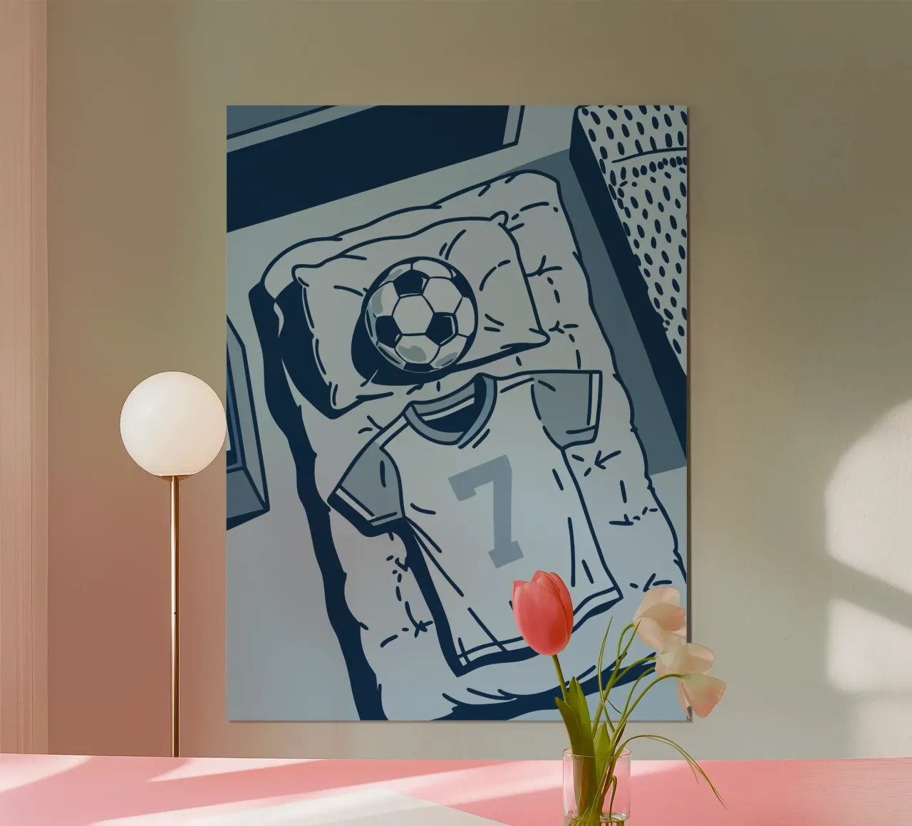 Maglia da calcio poster con telaio in plastica da SPORTS ONLY