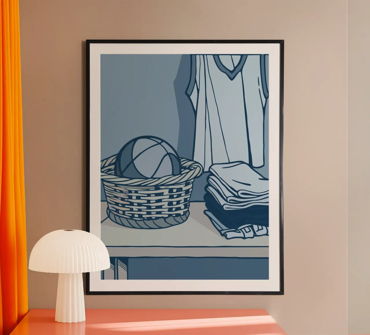 Pallacanestro e maglia poster da SPORTS ONLY