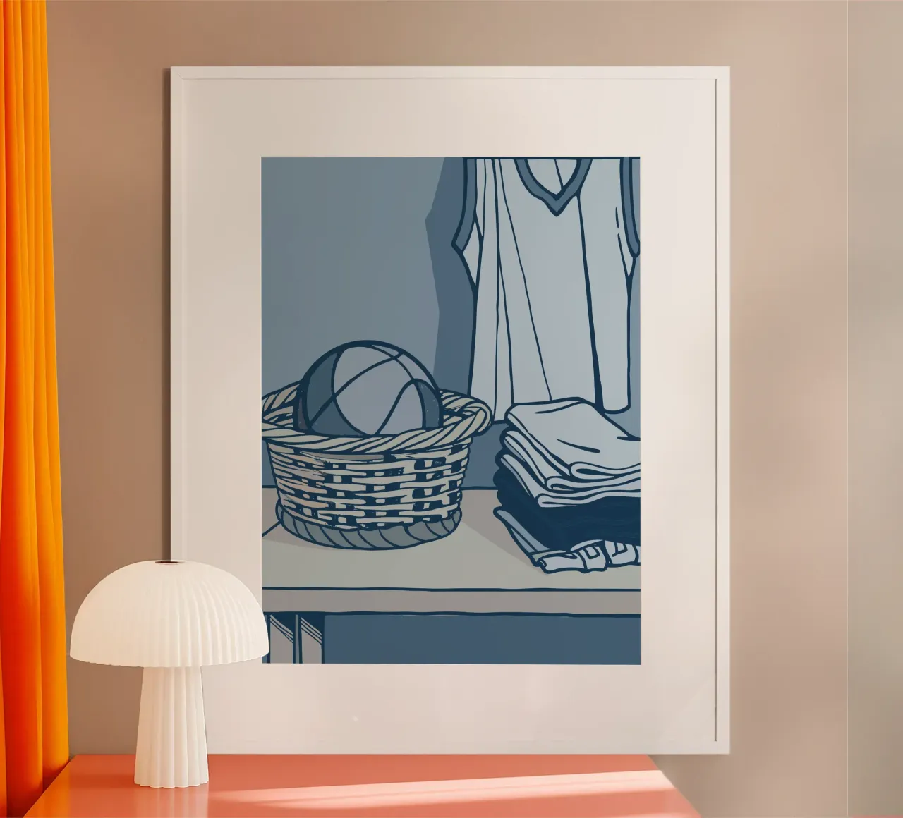 Pallacanestro e maglia poster da SPORTS ONLY