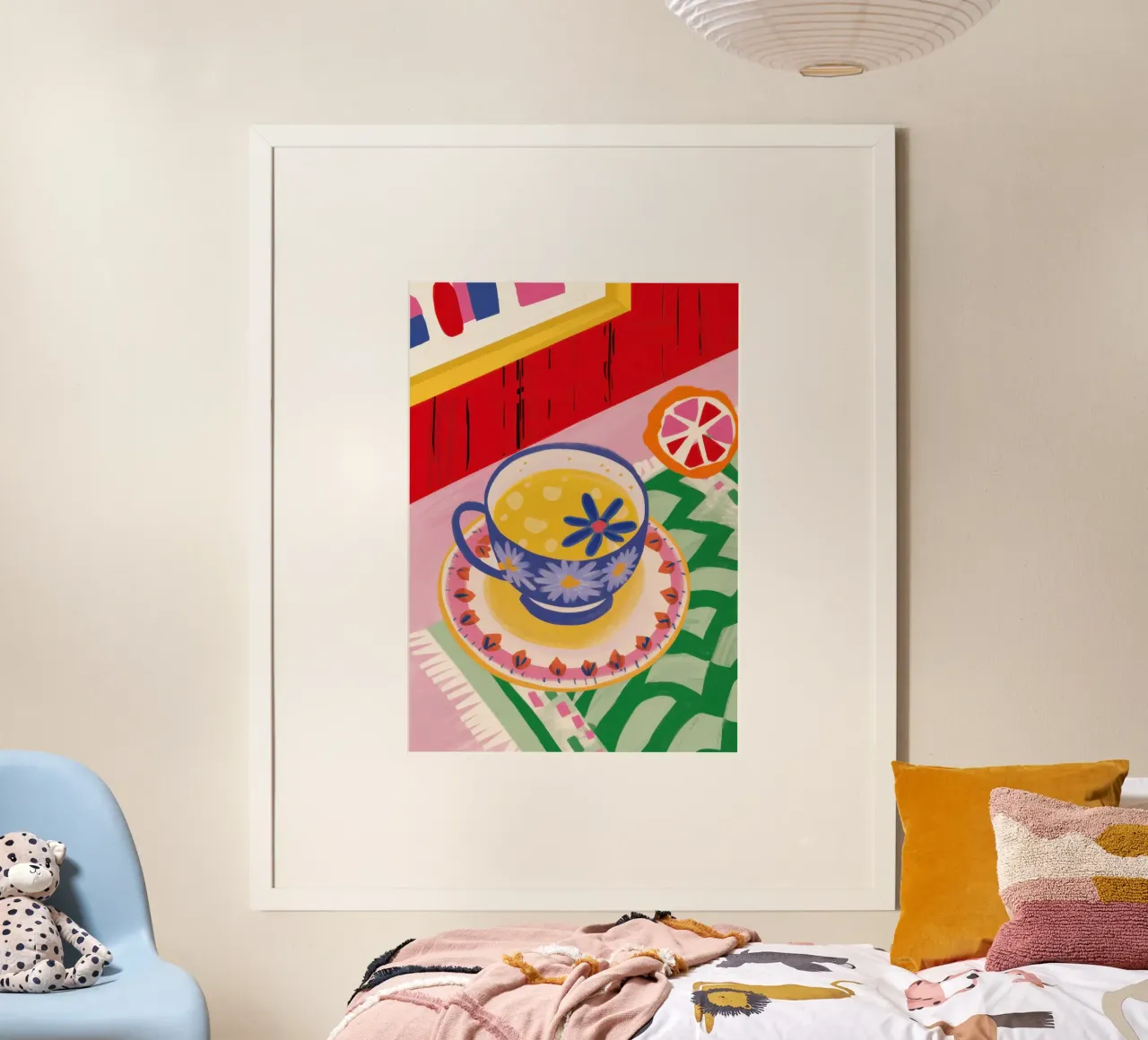 Tè a righe Serenity poster da Scaller Stars