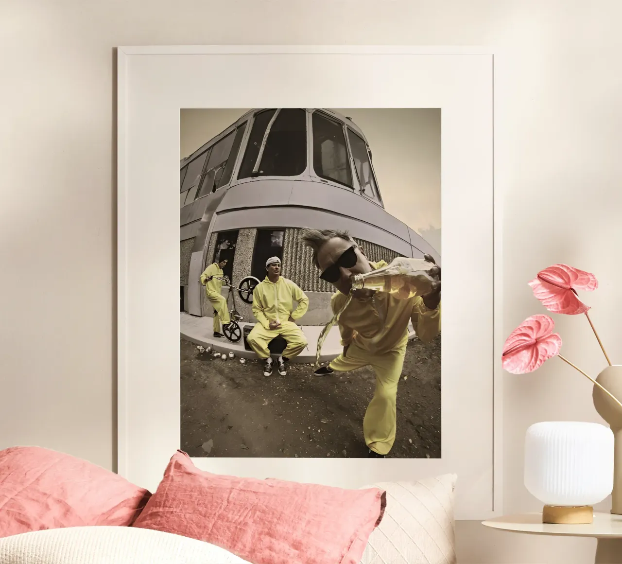 Blink 182 poster con telaio in alluminio da Musadad Shop