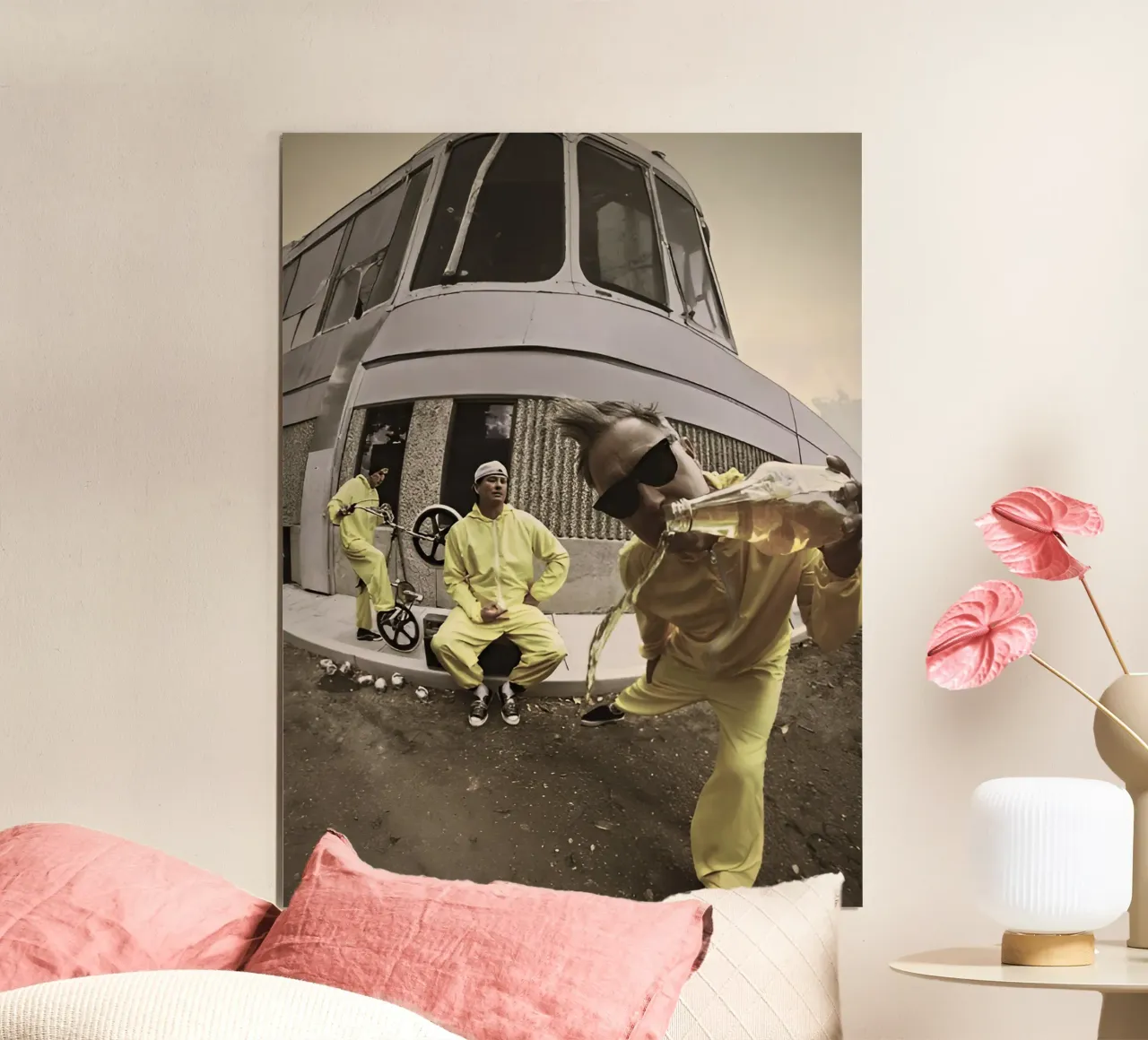 Blink 182 poster con telaio in alluminio da Musadad Shop