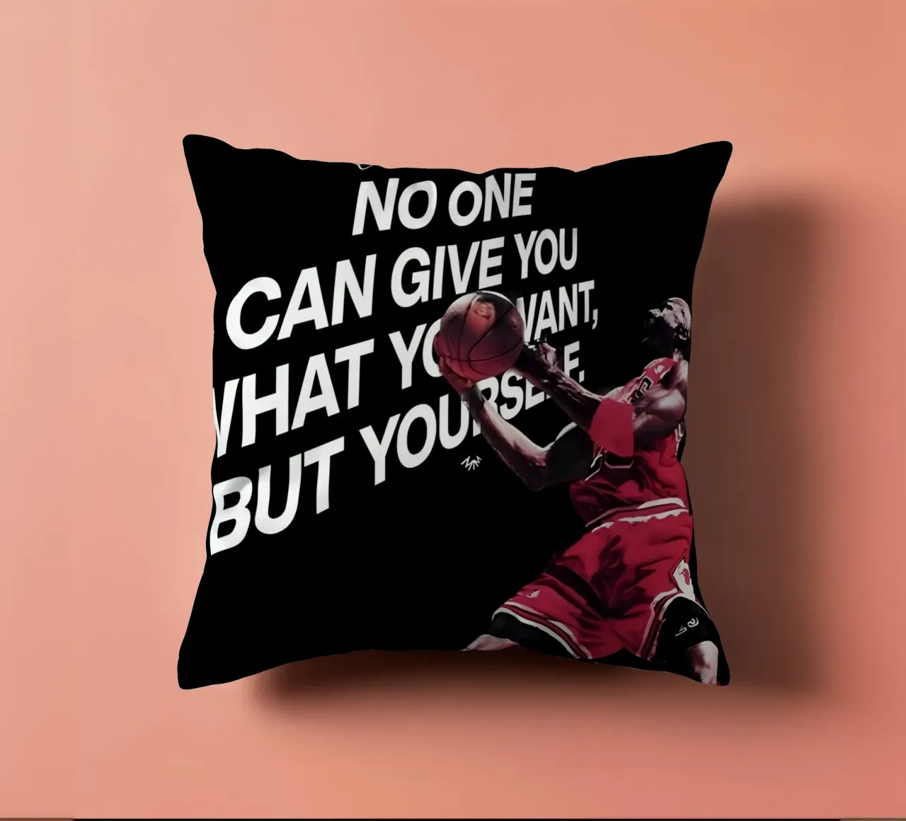 No one can give you what you want cuscino da Type & Tape