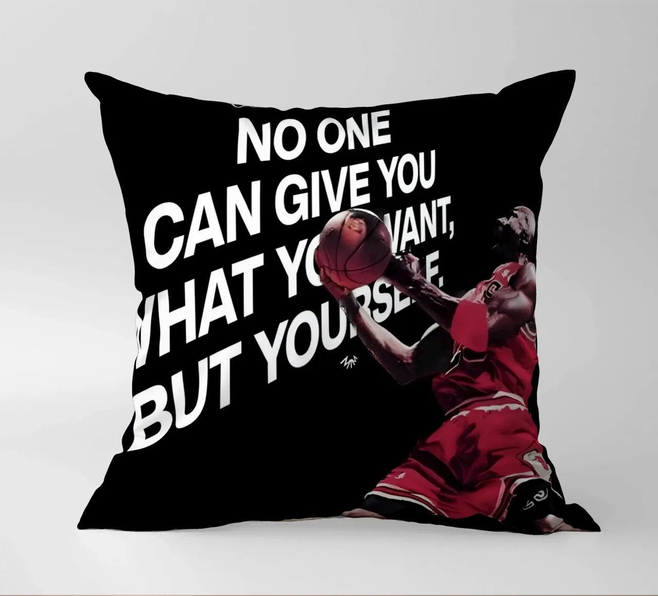 No one can give you what you want cuscino da Type & Tape