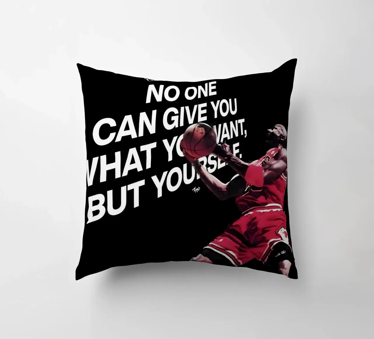 No one can give you what you want cuscino da Type & Tape