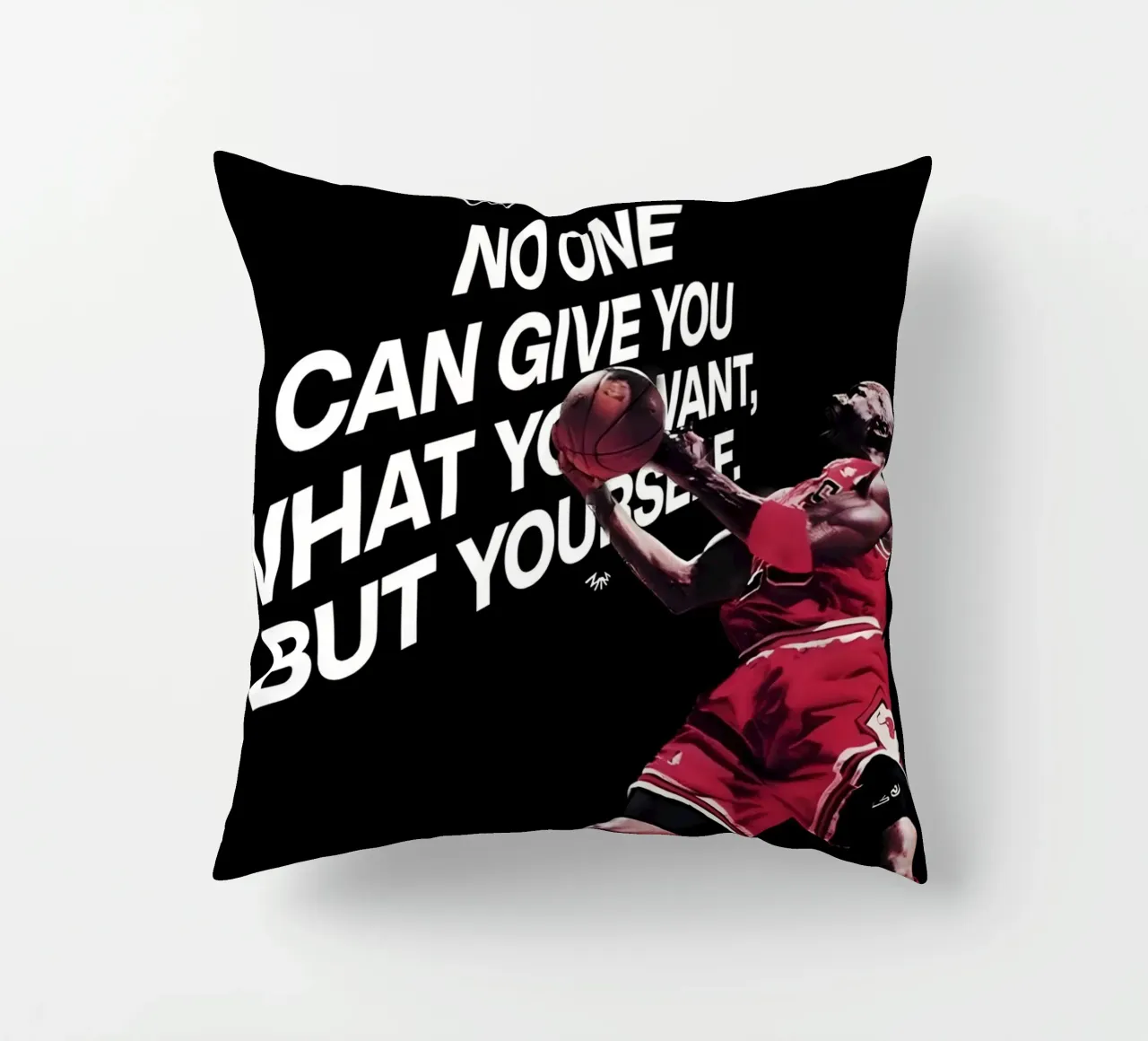No one can give you what you want cuscino da Type & Tape