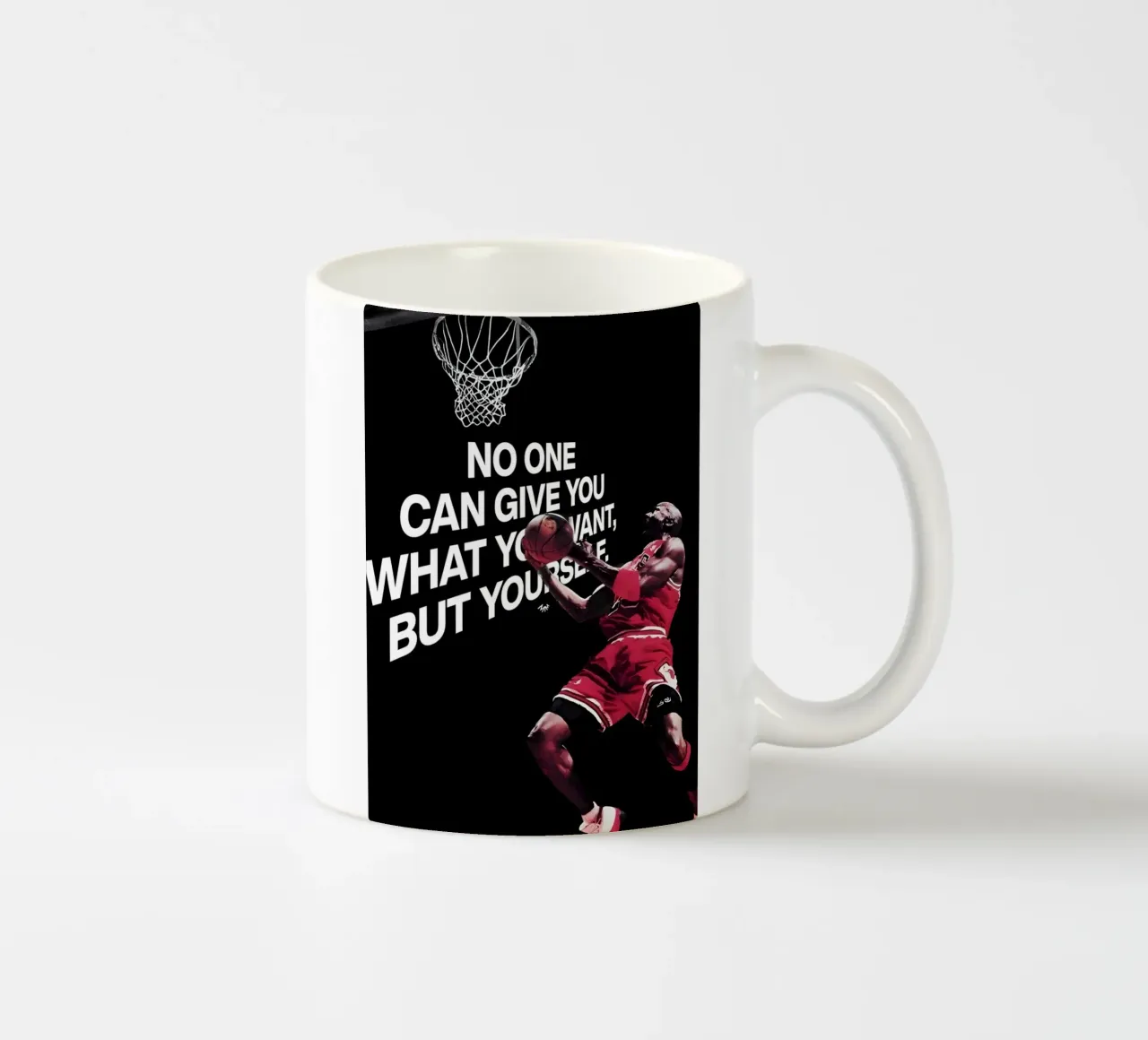 No one can give you what you want tazza in ceramica da Type & Tape