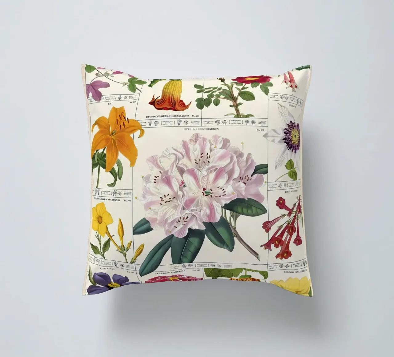 fiore botanico cuscino da Amber Hughes