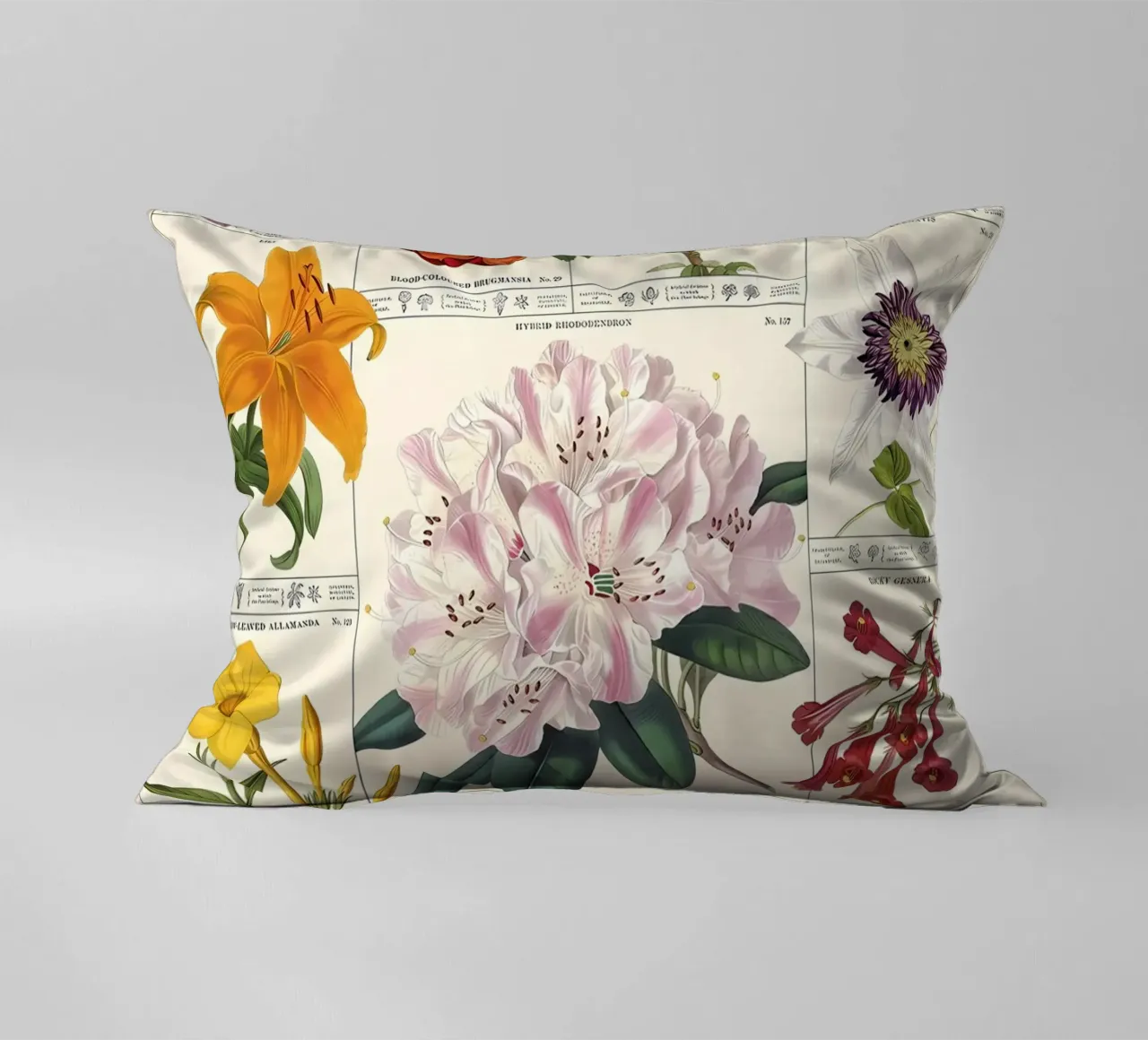 fiore botanico cuscino da Amber Hughes