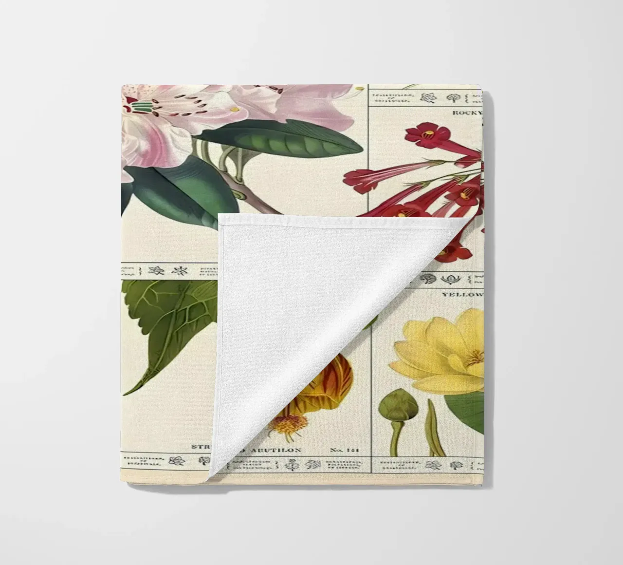 fiore botanico telo mare da Amber Hughes