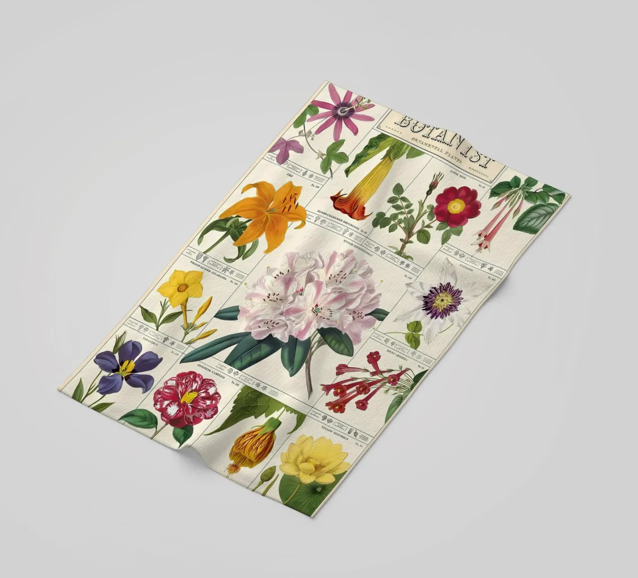 fiore botanico telo mare da Amber Hughes