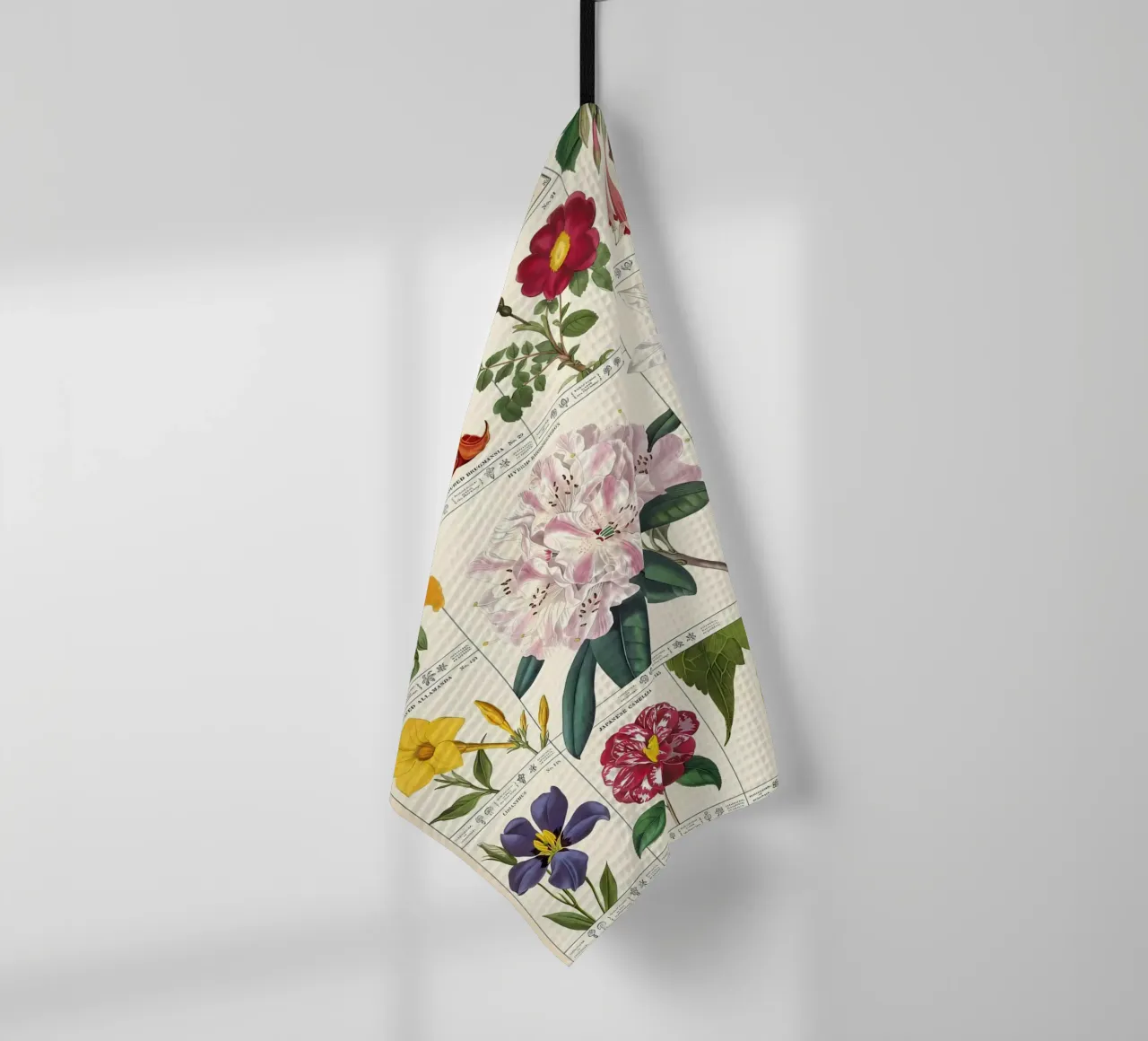 fiore botanico canovaccio da cucina da Amber Hughes