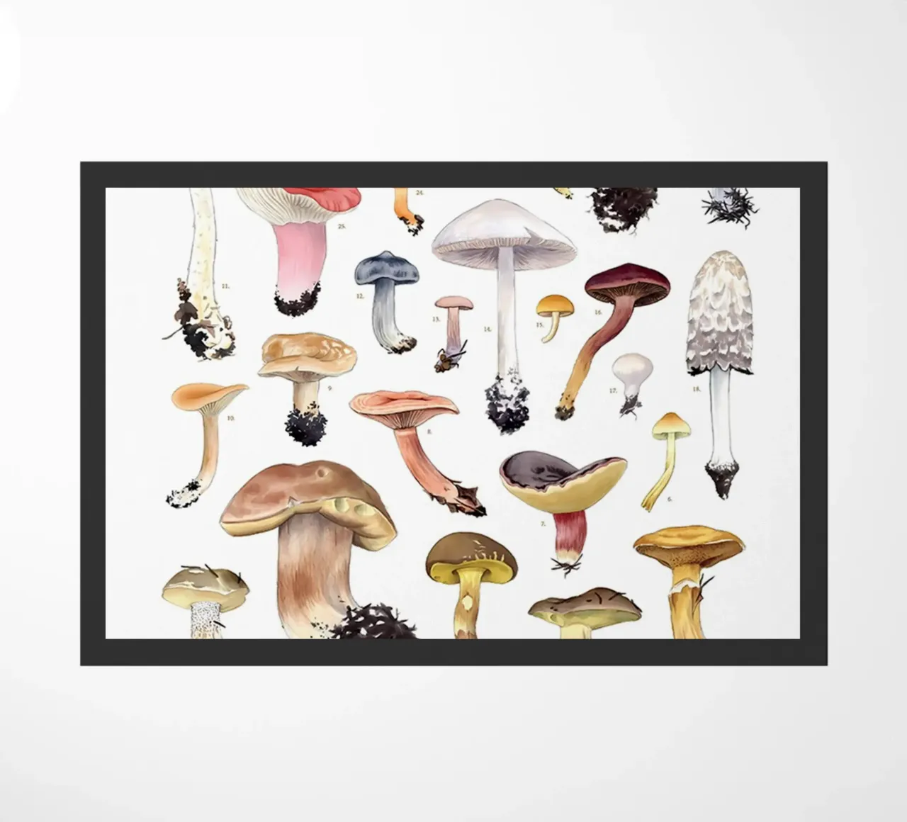funghi funghi zerbino da Amber Hughes