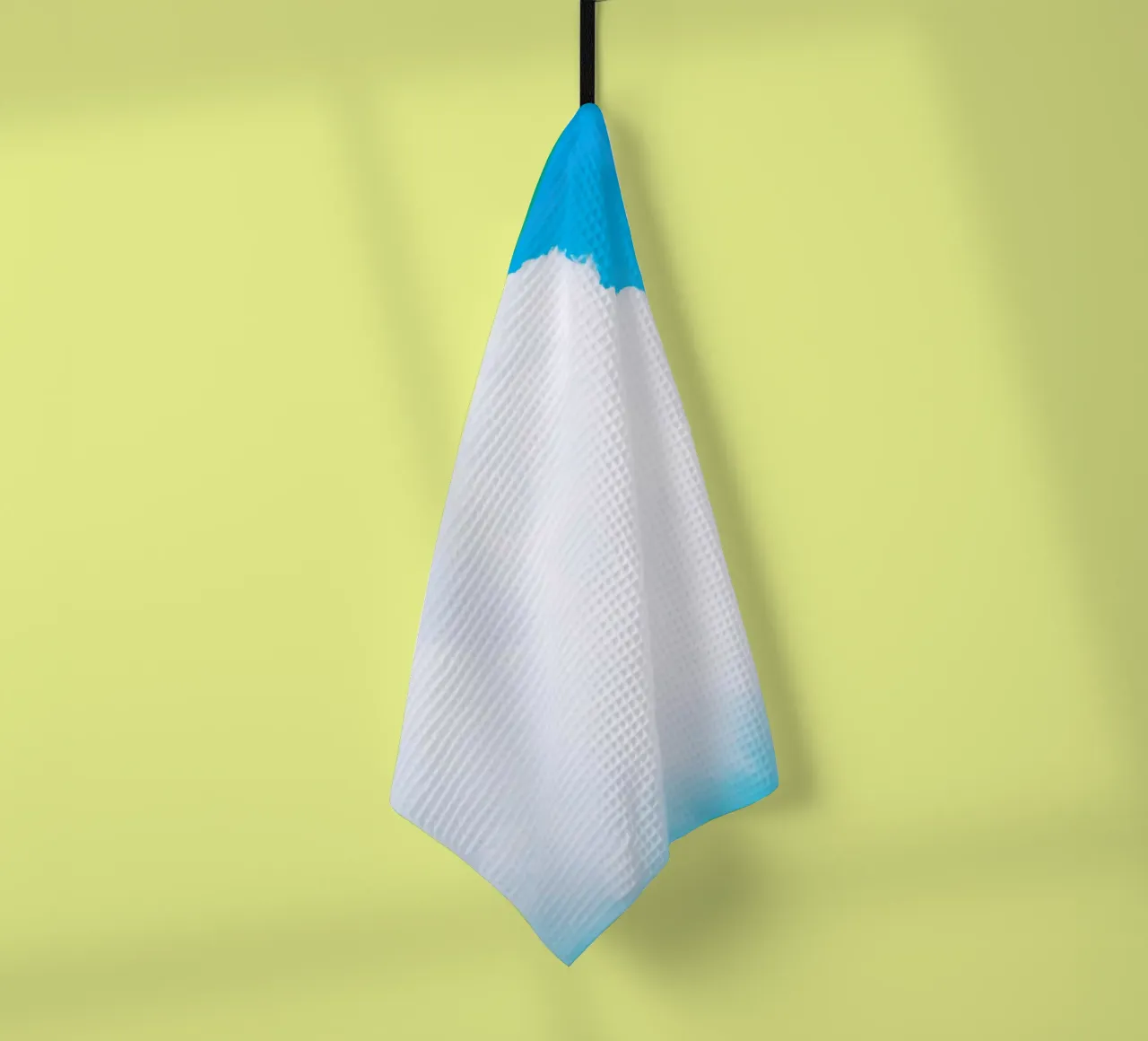 Blue Clouds III tea towel by Tal Paz-Fridman