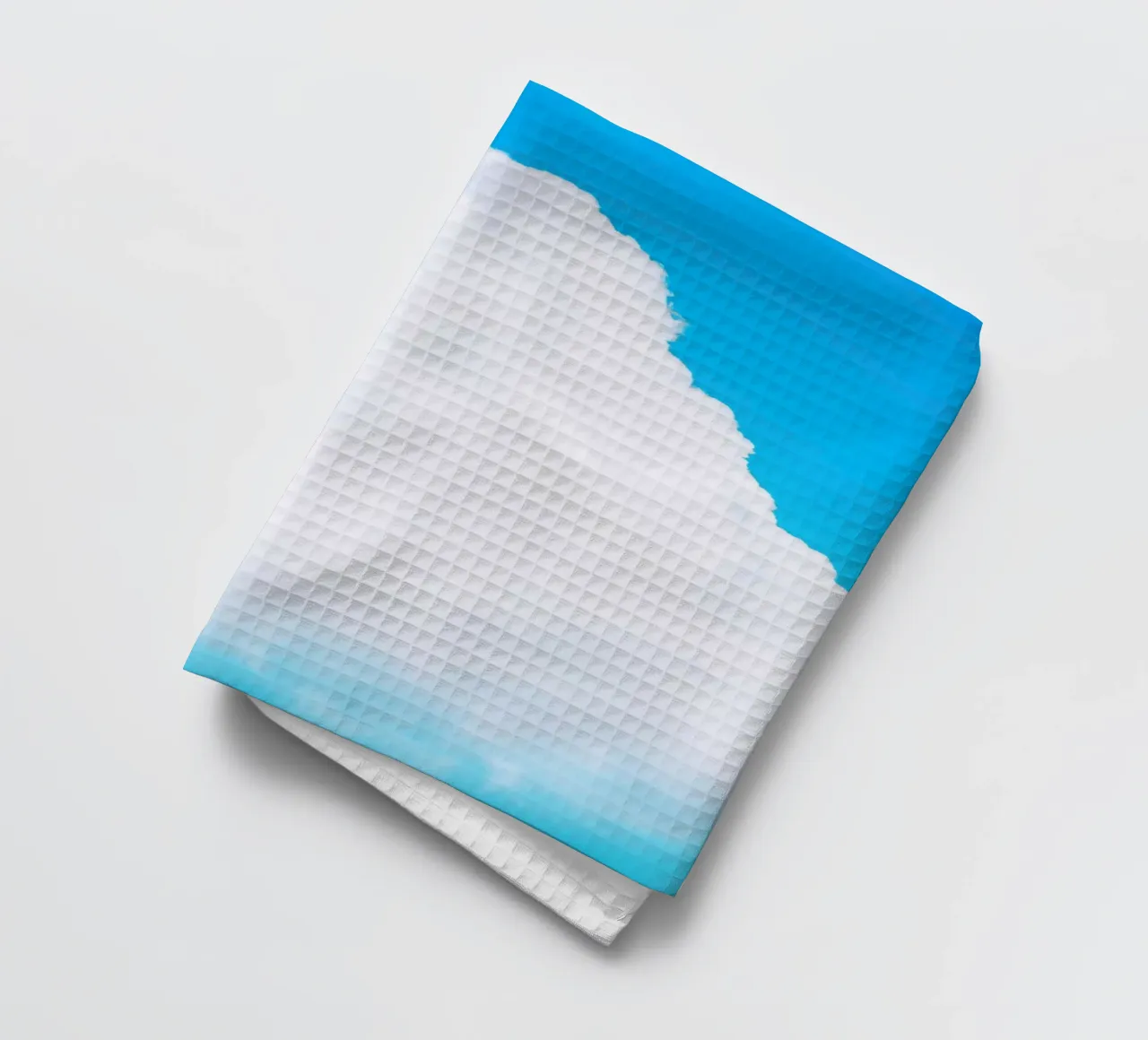 Blue Clouds III tea towel by Tal Paz-Fridman