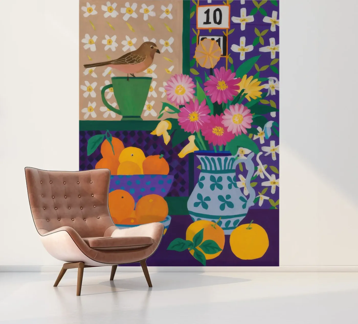 Folklore Overvloedige Tafel fotobehang van Nova Glaze