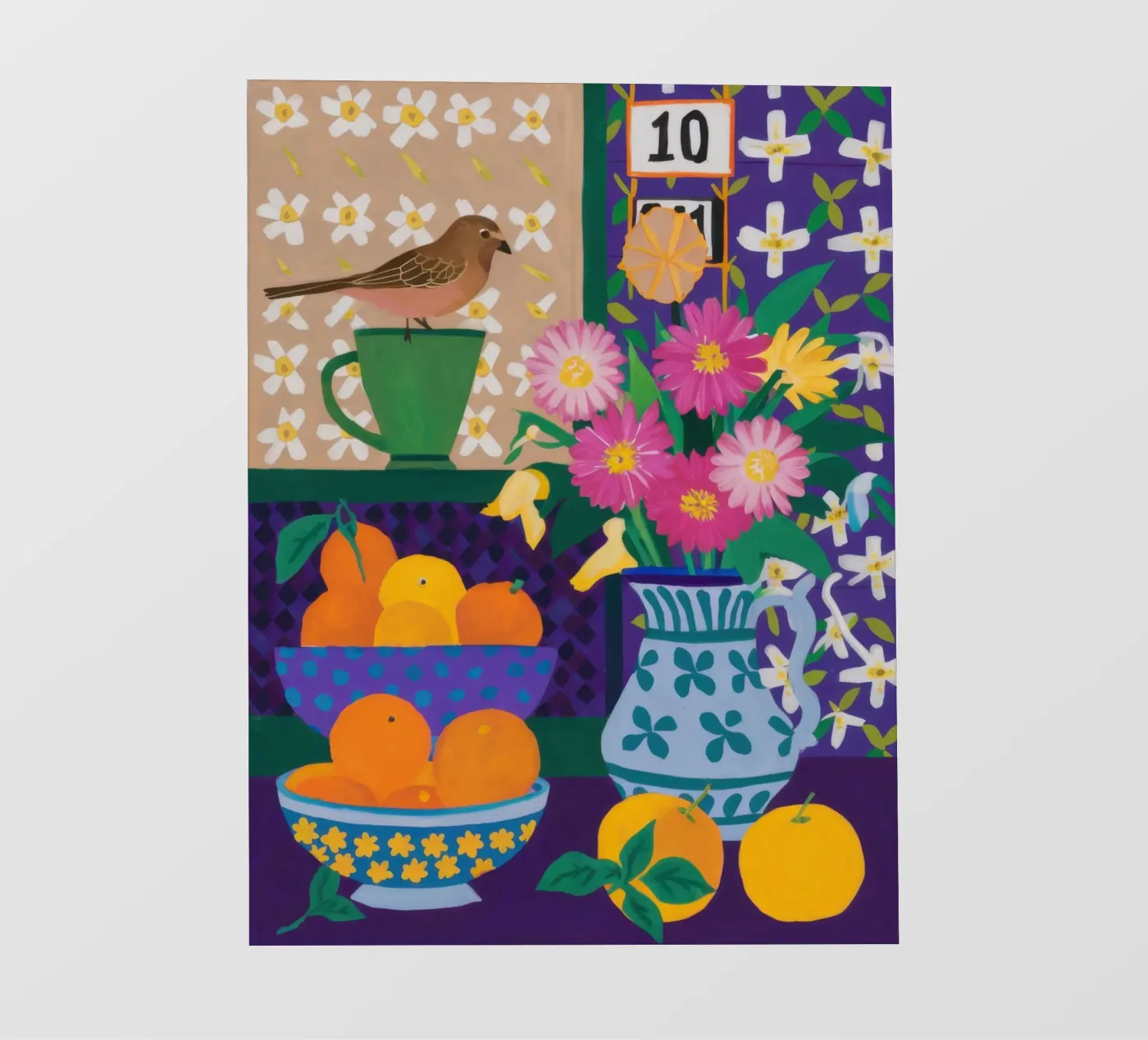 Folklore Overvloedige Tafel fotobehang van Nova Glaze