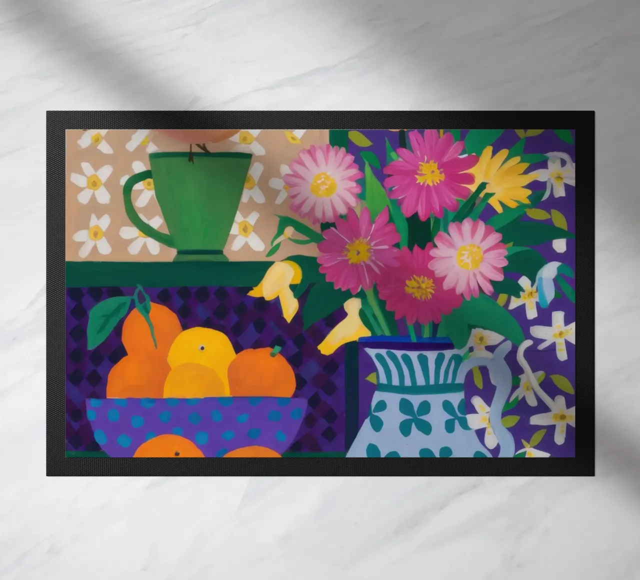 Folklore Bountiful Table doormat by Nova Glaze