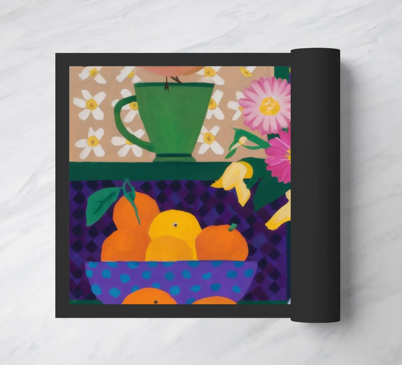 Folklore Bountiful Table doormat by Nova Glaze