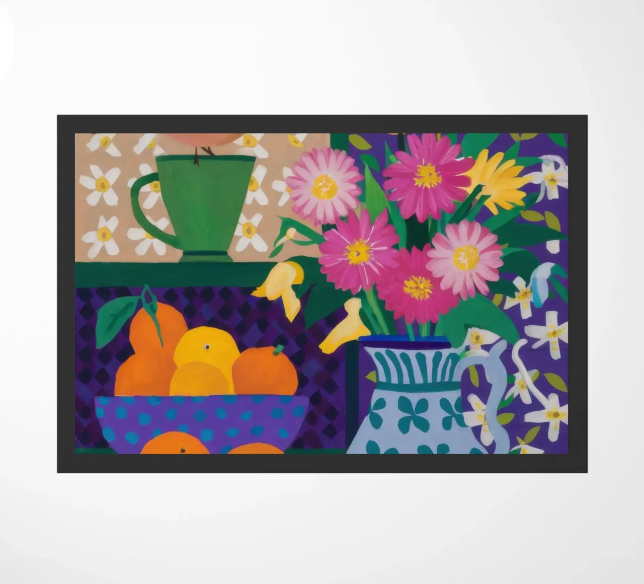 Folklore Bountiful Table doormat by Nova Glaze