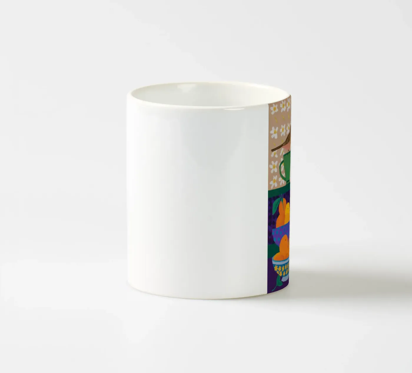 Folklore Bountiful Table ceramic mug by Nova Glaze