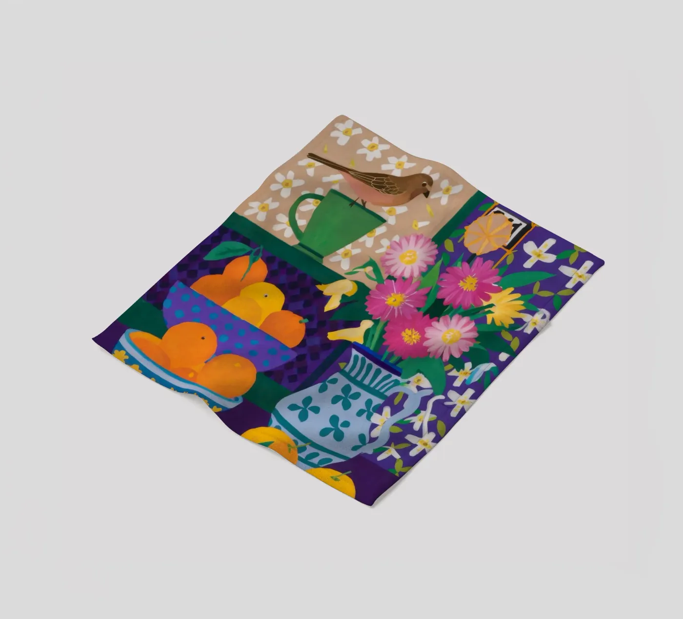 Folklore Bountiful Table Fleecedecke von Nova Glaze